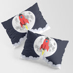Rocket lift off Pillow Sham Gallery Image 3