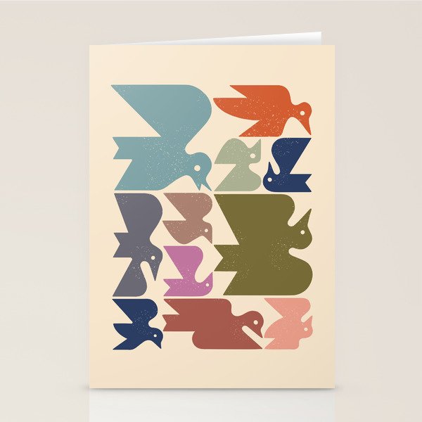 Flock No. 3 Stationery Card Gallery Image 1