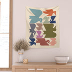 Flock No. 3 Wall Tapestry Gallery Image 2
