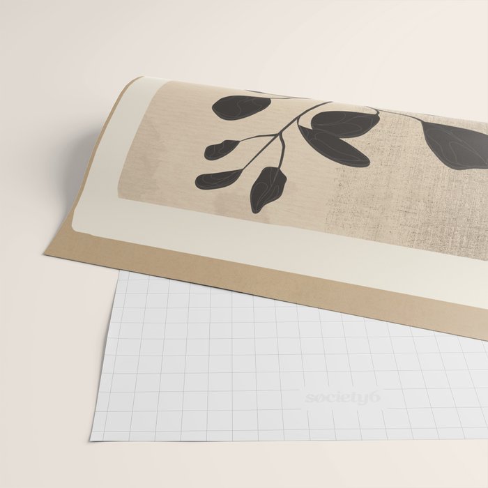 Modern Minimal Branch 1 Wrapping Paper Gallery Image 2