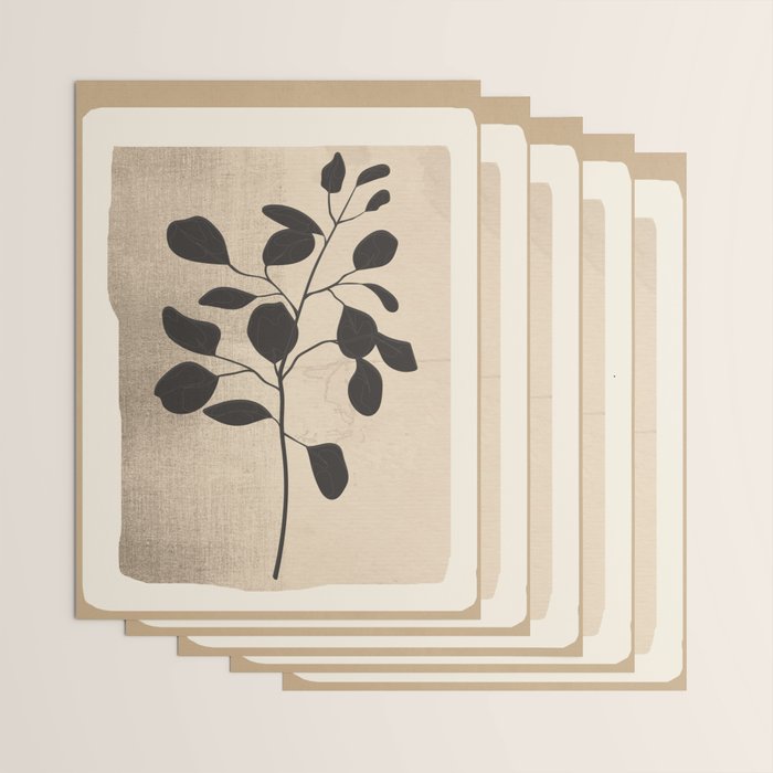 Modern Minimal Branch 1 Wrapping Paper Gallery Image 3