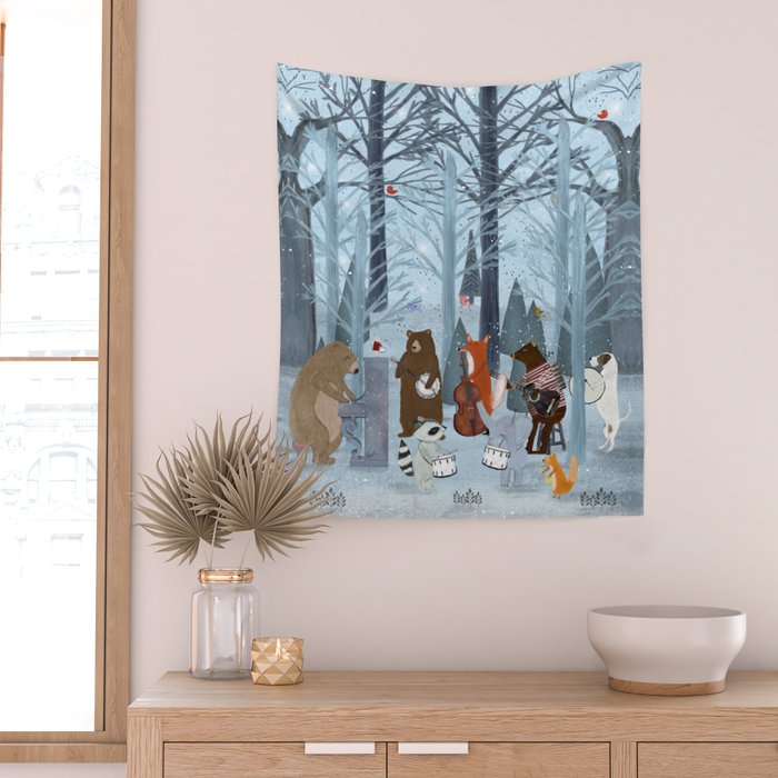 little nature symphony Wall Tapestry Gallery Image 2