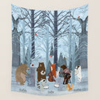 little nature symphony Wall Tapestry Gallery Image 4