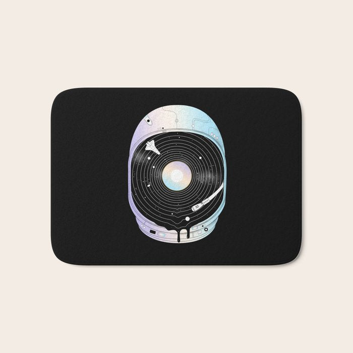 In the Presence of a Deafening Silence Bath Mat Gallery Image 1