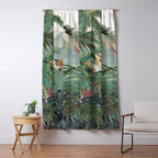 Sarus crane in the forest Window Curtain Gallery Image 5
