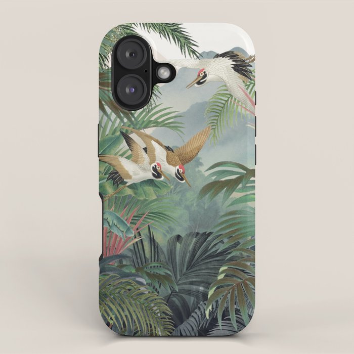 Sarus crane in the forest iPhone Case Gallery Image 1