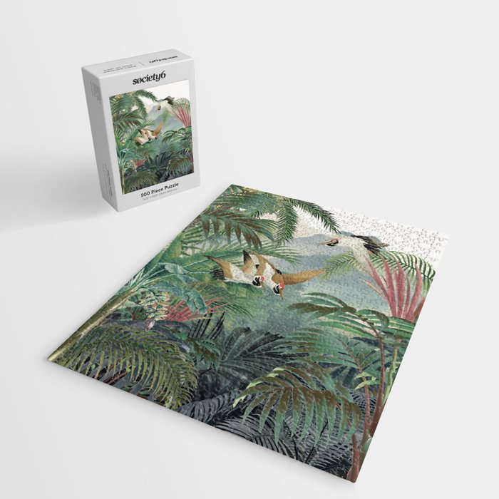 Sarus crane in the forest Jigsaw Puzzle Gallery Image 2