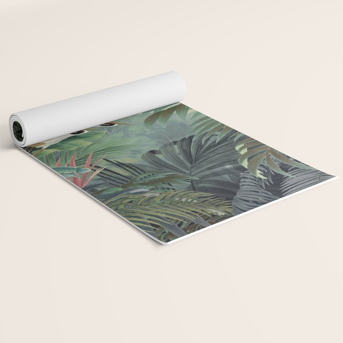 Sarus crane in the forest Yoga Mat Gallery Image 2