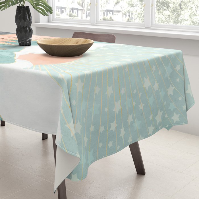 Winter Forest Vista Tablecloth Gallery Image 3
