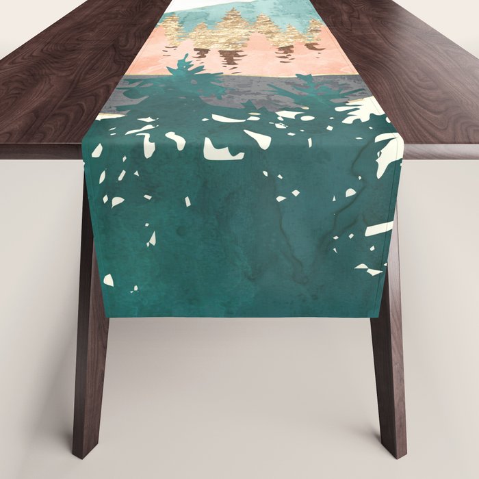 Winter Forest Vista Table Runner Gallery Image 1