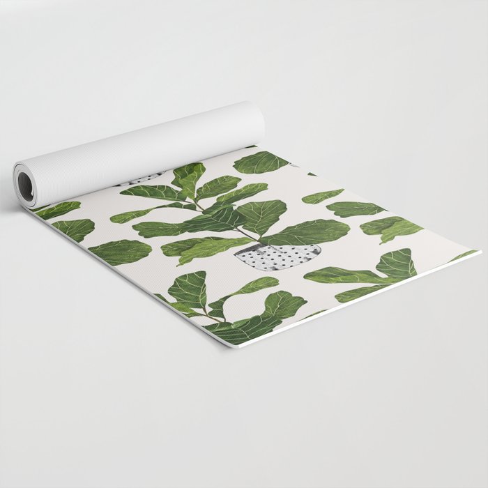 Fiddle leaf fig Tree Yoga Mat Gallery Image 2