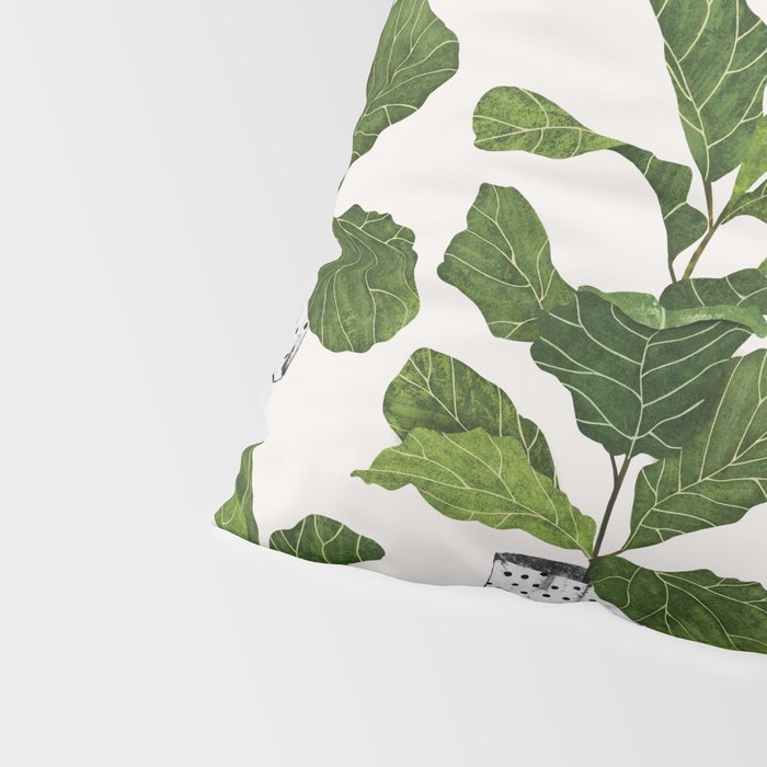 Fiddle leaf fig Tree Pillow Sham Gallery Image 4