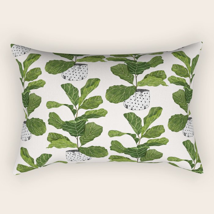Fiddle leaf fig Tree Rectangular Pillow Gallery Image 2