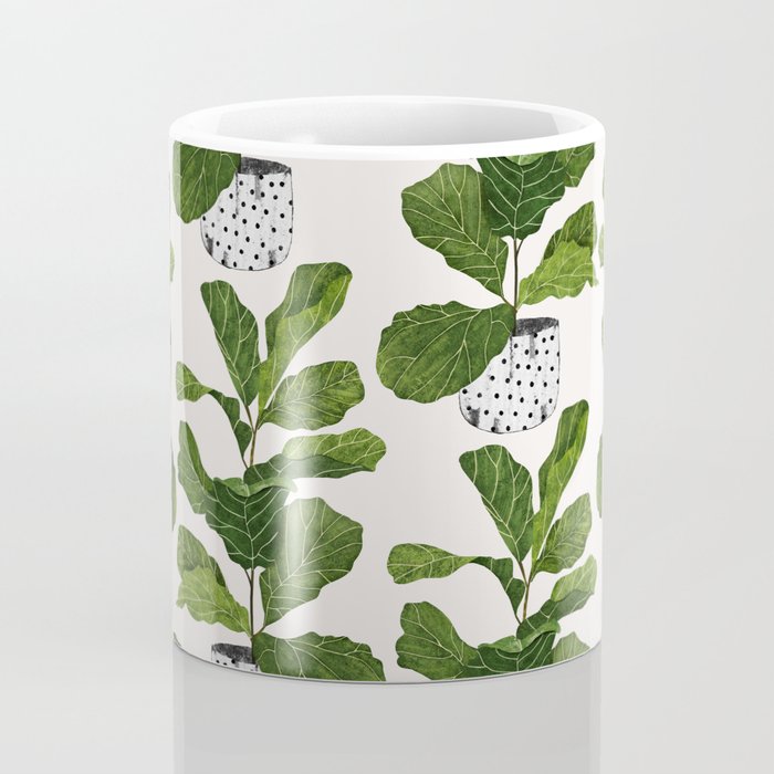 Fiddle leaf fig Tree Coffee Mug Gallery Image 4