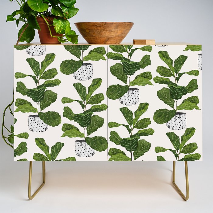 Fiddle leaf fig Tree Credenza Gallery Image 1