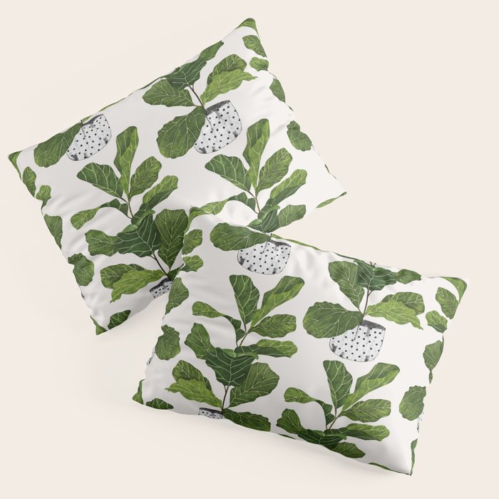 Fiddle leaf fig Tree Pillow Sham Gallery Image 3