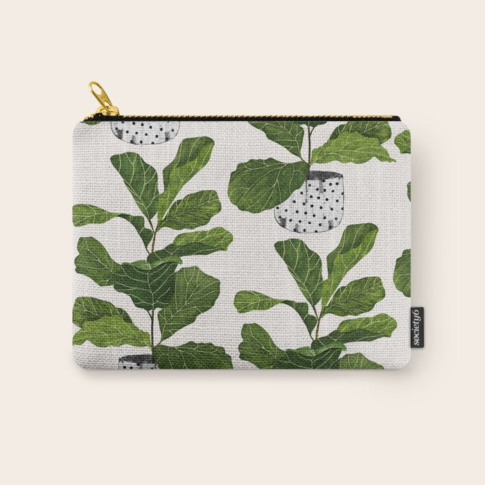 Fiddle leaf fig Tree Carry All Pouch Gallery Image 1