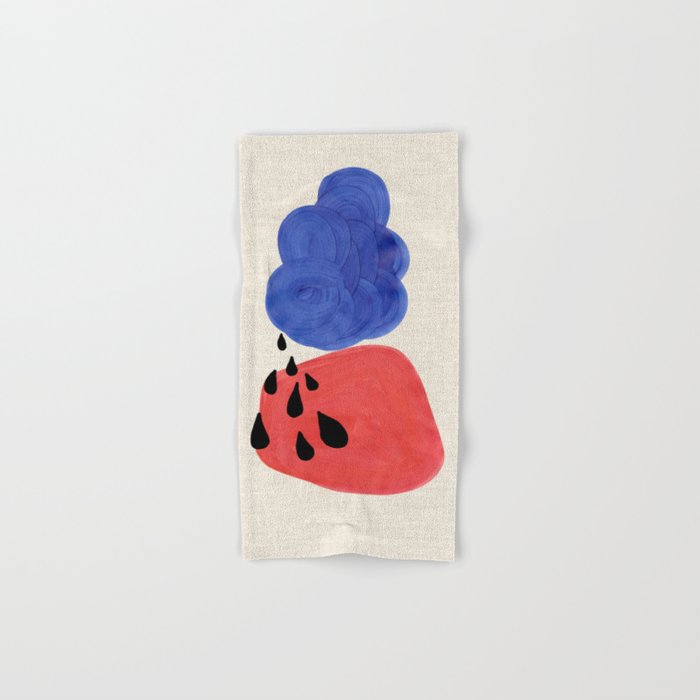 Blue Rain Clouds Bath Towel Gallery Image 1