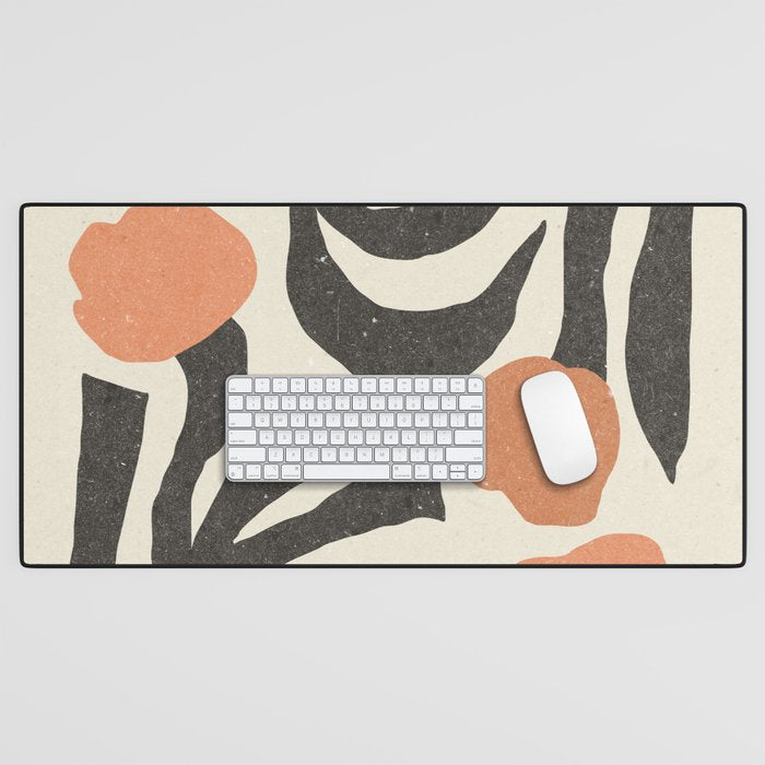 Modern tulips art 03 Desk Mat Gallery Image 1