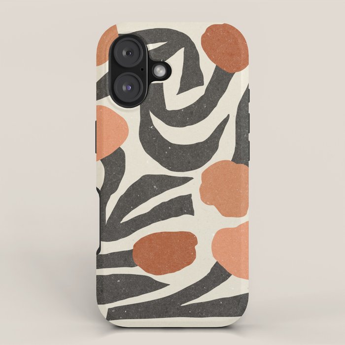 Modern tulips art 03 iPhone Case Gallery Image 1