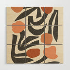 Modern tulips art 03 Wood Wall Art Gallery Image 1