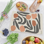 Modern tulips art 03 Cutting Board Gallery Image 2