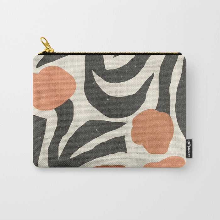 Modern tulips art 03 Carry All Pouch Gallery Image 1