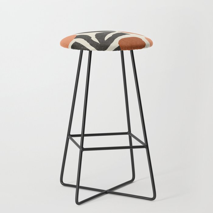 Modern tulips art 03 Stool Gallery Image 1
