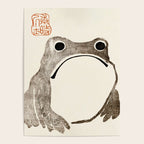 Unimpressed Frog Meika Gafu by Matsumoto Hoji 1814 - Frog Poster Gallery Image 4