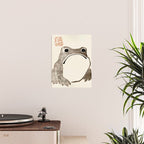 Unimpressed Frog Meika Gafu by Matsumoto Hoji 1814 - Frog Poster Gallery Image 2