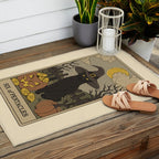Six of Pentacles Outdoor Rug Gallery Image 2