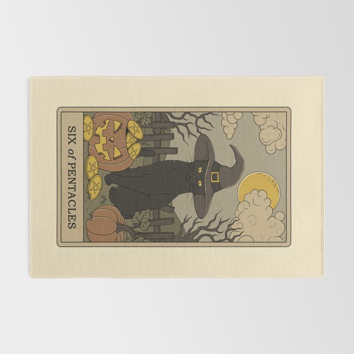 Six of Pentacles Rug Gallery Image 2