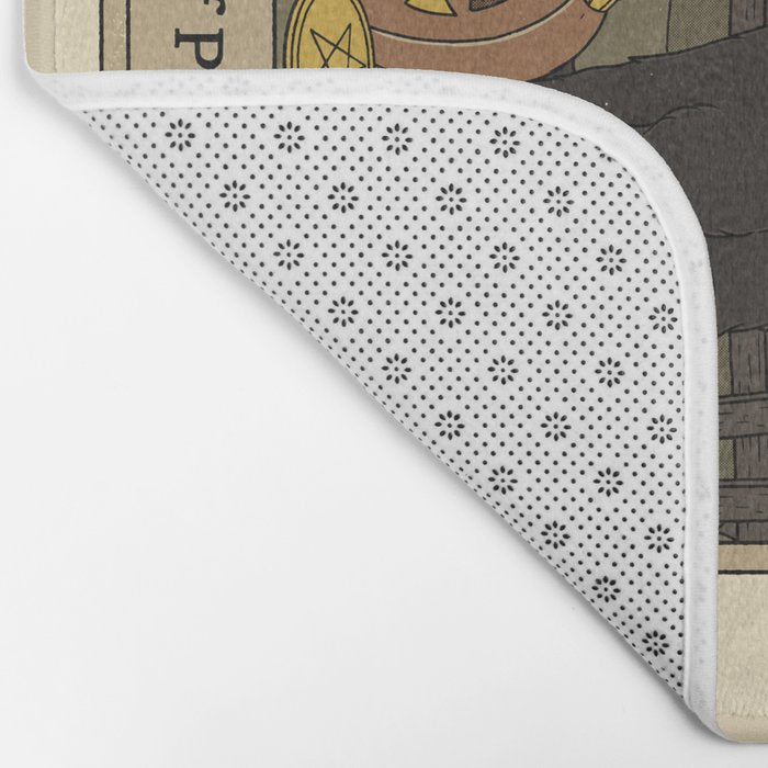 Six of Pentacles Bath Mat Gallery Image 2