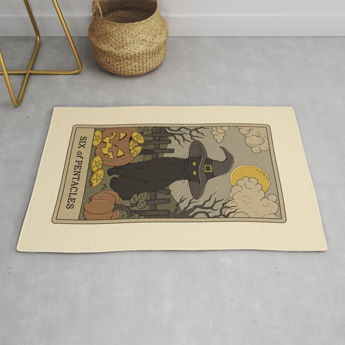 Six of Pentacles Rug Gallery Image 1