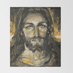 I am the light of the world. (Faustina's Vision) Throw Blanket Gallery Image 2