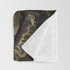 I am the light of the world. (Faustina's Vision) Throw Blanket Gallery Image 3