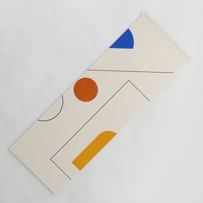 Minimal Geometric Shapes 65 Yoga Mat Gallery Image 1