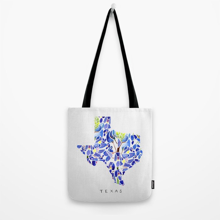 Texas State Bluebonnets Tote Bag Gallery Image 2