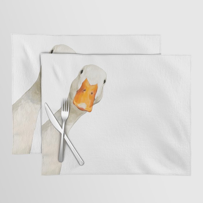 Sneaky White Duck Placemat Gallery Image 1