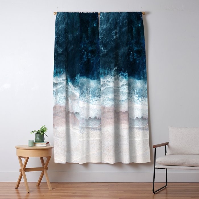 Blue Sea II Window Curtain Gallery Image 5