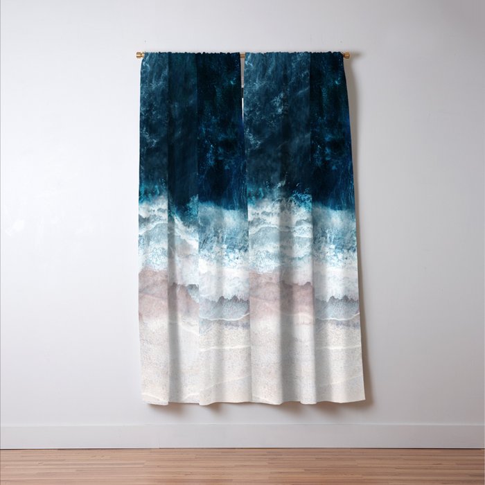 Blue Sea II Window Curtain Gallery Image 3