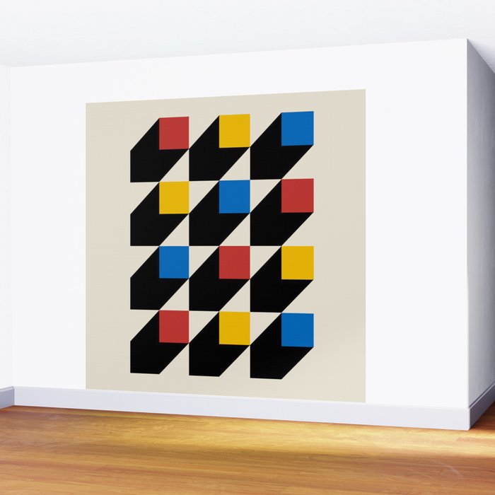 Vintage poster-Bauhaus Juli-September 1923. Wall Mural Gallery Image 2