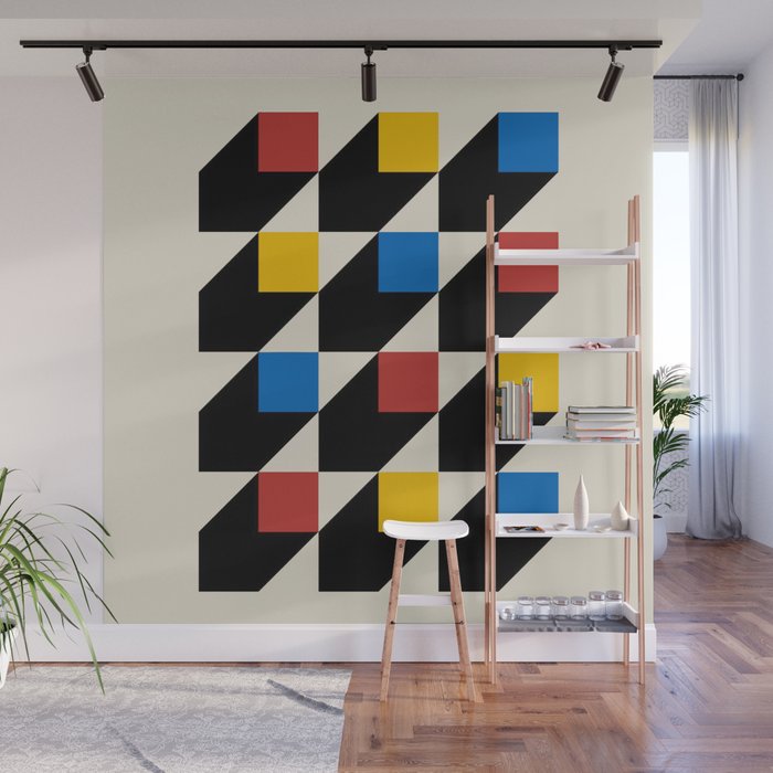 Vintage poster-Bauhaus Juli-September 1923. Wall Mural Gallery Image 1