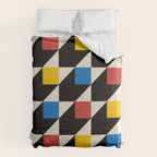 Vintage poster-Bauhaus Juli-September 1923. Comforter Gallery Image 6