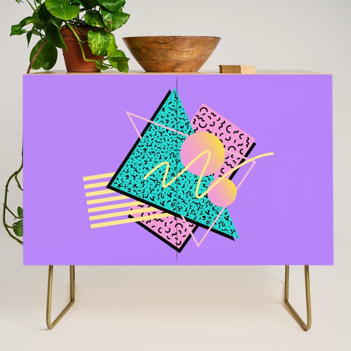 Memphis pattern 116 - 80s / 90s Retro Credenza Gallery Image 1