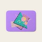 Memphis pattern 116 - 80s / 90s Retro Bath Mat Gallery Image 1