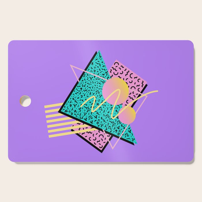 Memphis pattern 116 - 80s / 90s Retro Cutting Board Gallery Image 1
