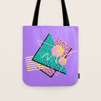 Memphis pattern 116 - 80s / 90s Retro Tote Bag Gallery Image 1