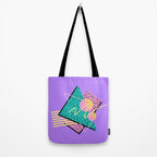 Memphis pattern 116 - 80s / 90s Retro Tote Bag Gallery Image 2