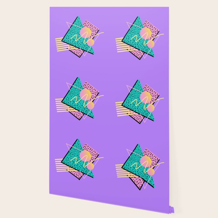 Memphis pattern 116 - 80s / 90s Retro Wallpaper Gallery Image 2